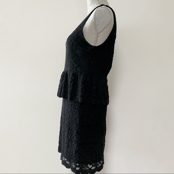 Anthropologie Pins & Needles lace peplum sleeveless dress - Picture 4 of 8